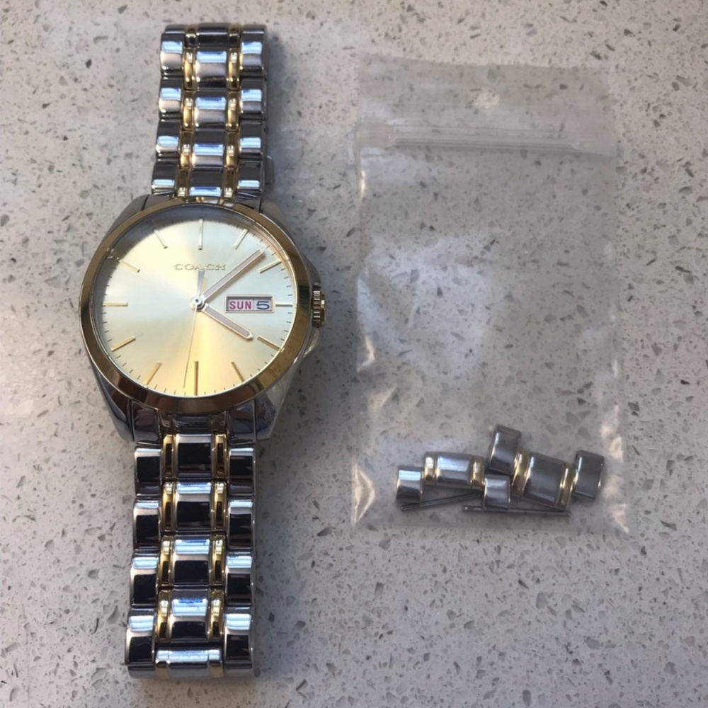 Coach Two Tone Watch